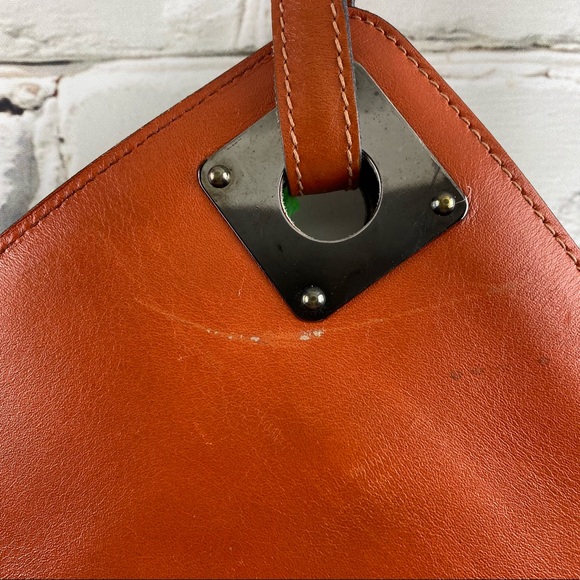 Anne Klein leather and suede camel brown  clutch/wristlet - Picture 7 of 9